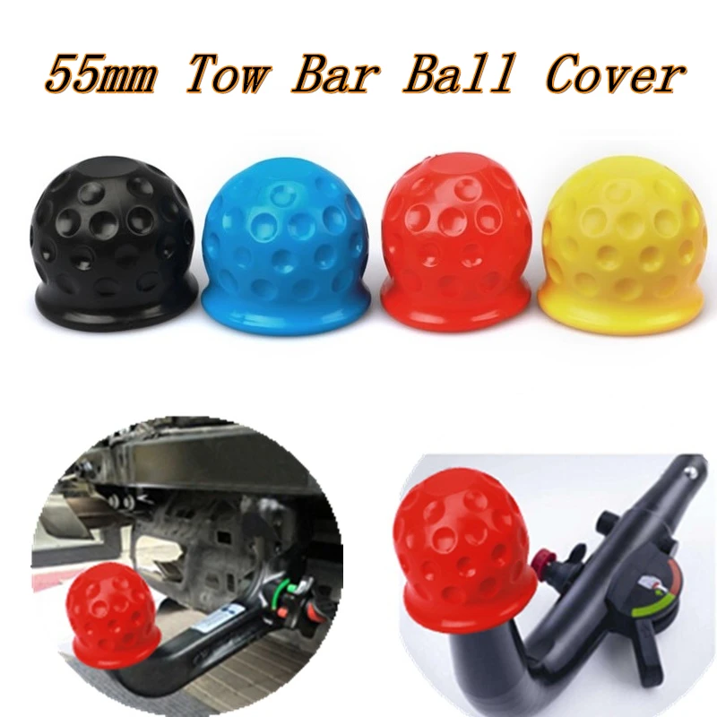 Nice 4 Colori Universale 50Mm Gancio Di Traino Tappo Di Copertura A Sfera Rimorchio Coperchio A Sfera Tappo Di Traino Gancio Di Traino Rimorchio Ganci