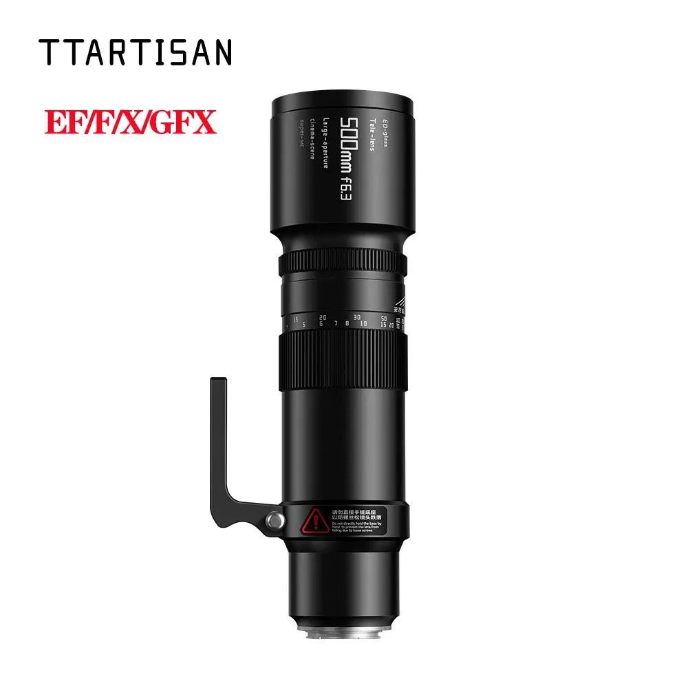 Tartisan 500Mm F6.3 Teleobiettivo Per Canon Ef Per Sony Per Fotocamera Fuji Gfx Accessori Fotografici Professionali Fotocamere
