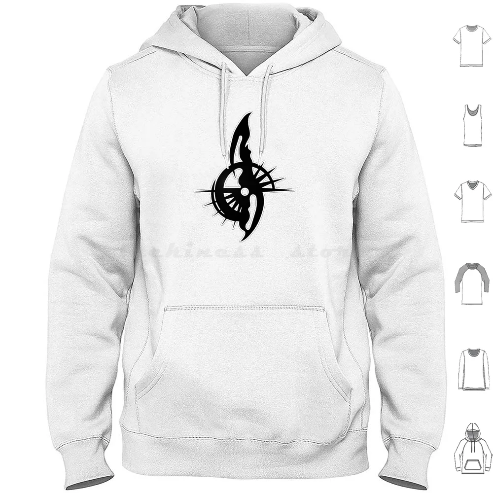 Felpe Con Cappuccio True Start Rune Manica Lunga Bright Shield Rune Bright Shield Rune Black Sword Rune Black Sword Soul Eater