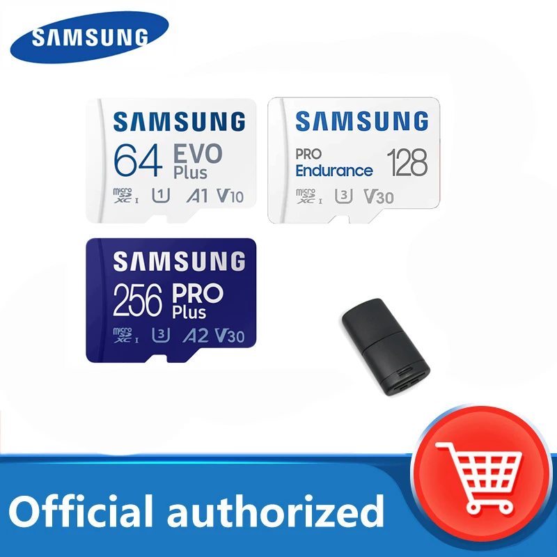 Samsung Pro / Evo Plus Micro Sd 128Gb 64Gb Scheda Di Memoria 32Gb Micro Sd Card 256Gb Tf Card 512Gb Memoria Flash Microsd Per Telefono Pc