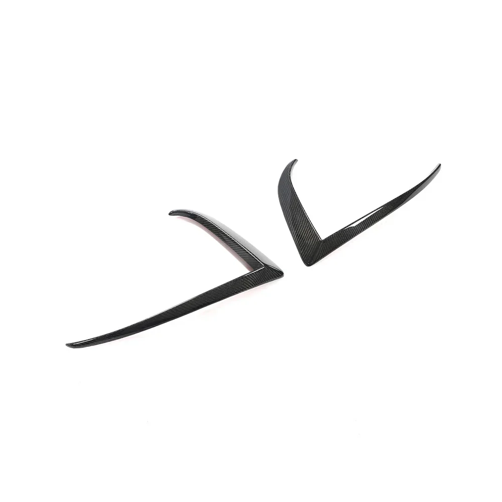 Canard Anteriori Modello S In Fibra Di Carbonio Per Tesla Model S Plaid 4-Door Electric 2021-2023