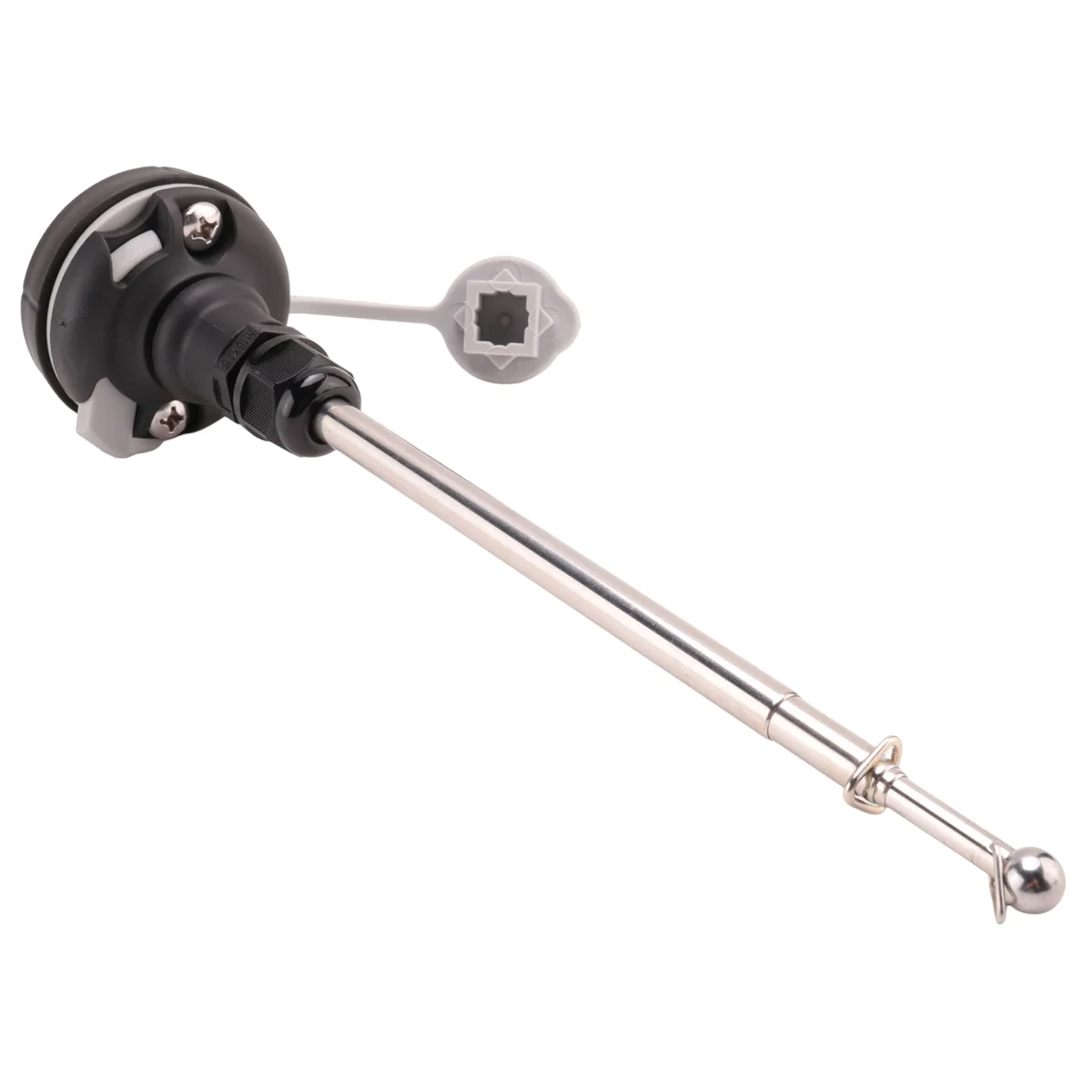 In Acciaio Inox Kayak Canoa Flag Pole Yacht Dinghy Kayak Deck Mount Flag Pole Lock Socket