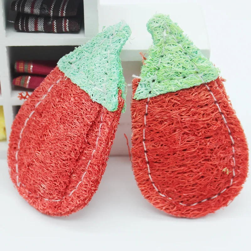 Simulato Melanzana Mais Colore Luffa Denti Puliti Pet Dog Bite Rosicchiare Giocattoli 10 Pz/Lotto
