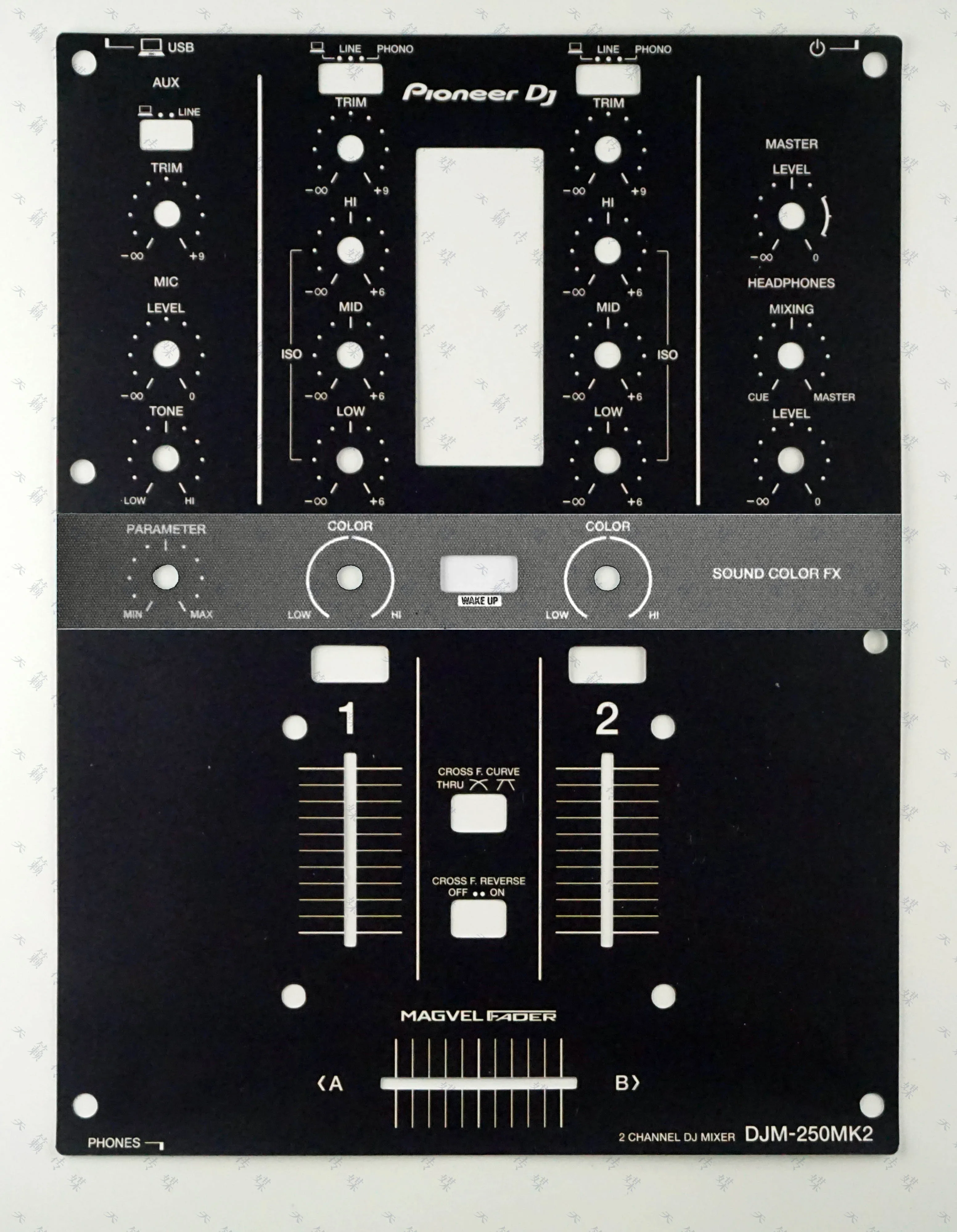 Djm-250 Mk2 Skin Mixing Station Mask Pioneer Adesivo Colorato Può Essere Personalizzato Individualmente
