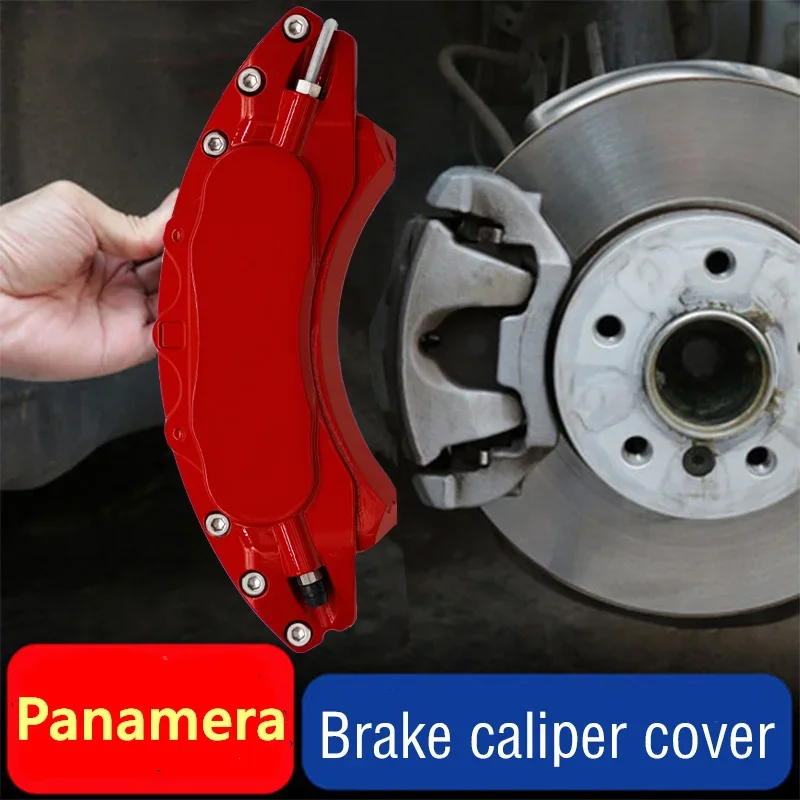 Per Porsche Panamera Car Brake Caliper Cover Alluminio Metal Fit Turbo S E-Hybrid Sport Turismo 4.0T 2018