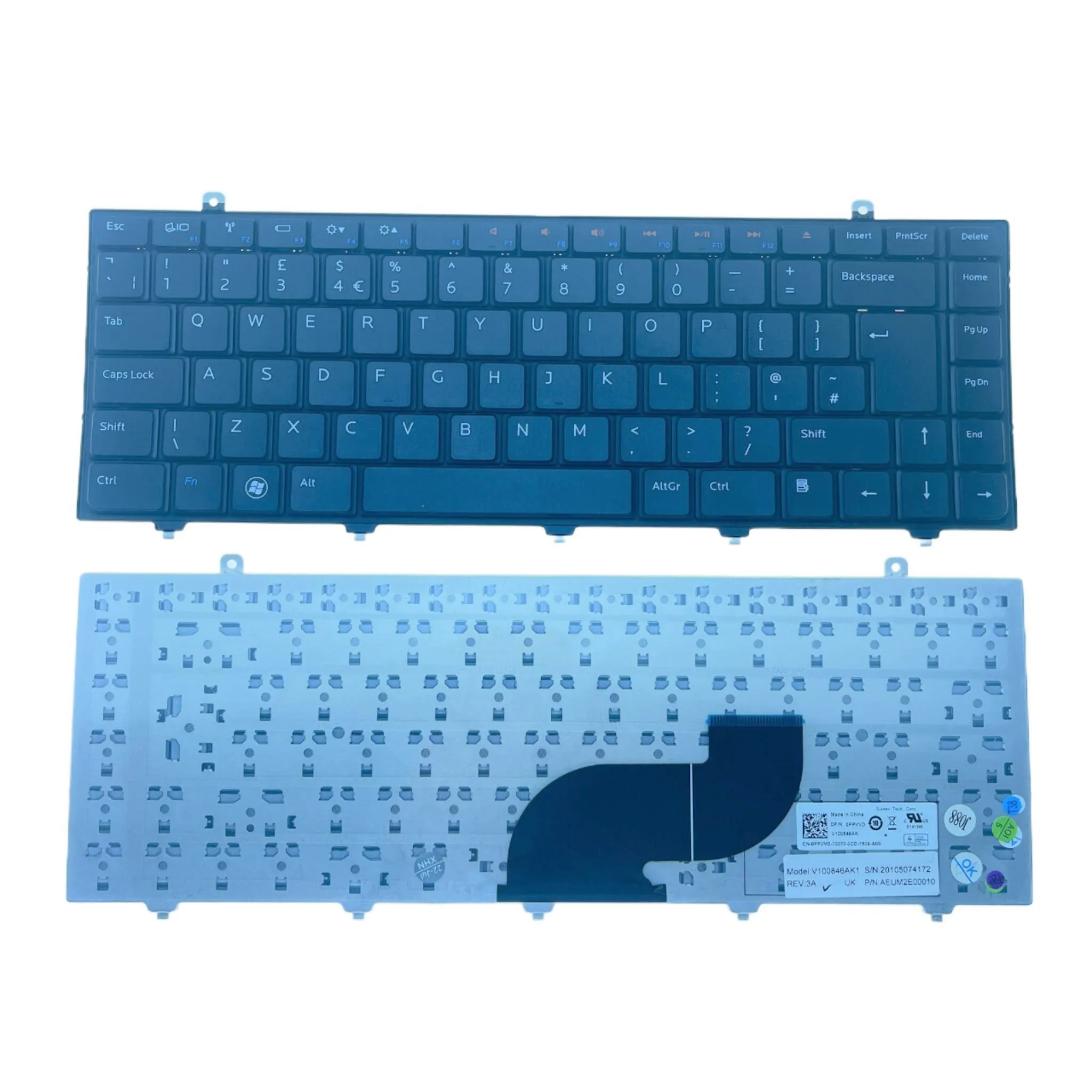 Nuova Tastiera Per Laptop Usa Per Dell Inspiron 1470 1570 P04G Studio 14 14Z 1470 1570 1440 1457 Sostituzione Per Pc Notebook