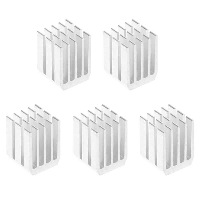 Pc Dissipatore Calore 5 Pz 9X9X12Mm Dissipatore Calore In Alluminio Del Radiatore Chip Elettronici Radiatori Cuscinetti