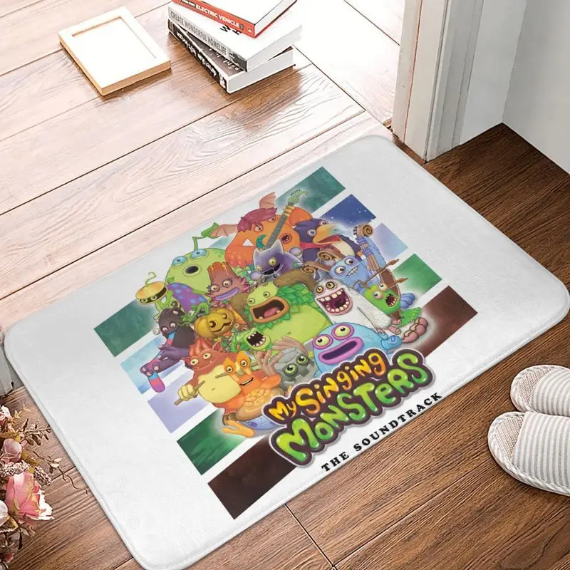 My Singing Monsters Personaggi Tappetini D'Ingresso Per Porte Da Pavimento Per Interni Cartoon Anime Game Bath Kitchen Zerbino Tappeto Da Giardino