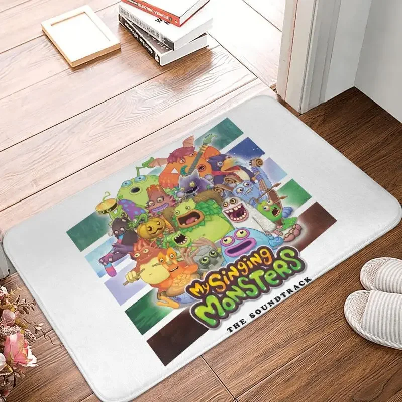 My Singing Monsters Personaggi Tappetini D'Ingresso Per Porte Da Pavimento Per Interni Cartoon Anime Game Bath Kitchen Zerbino Tappeto Da Giardino