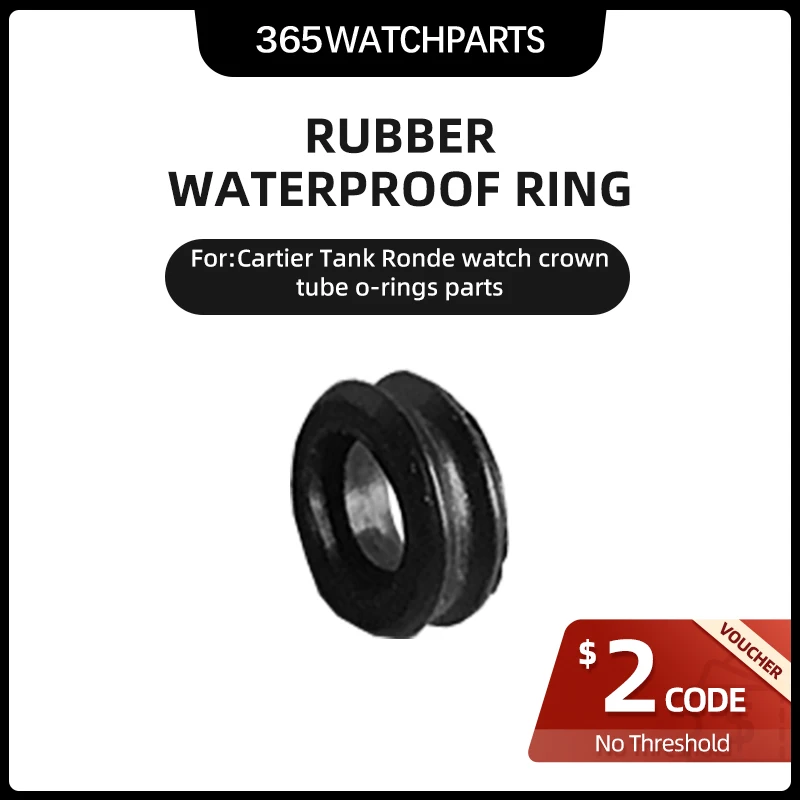 Anello Impermeabile In Gomma Per Serbatoio Cartier/Ronde Watch Crown Tube O-Ring Parts