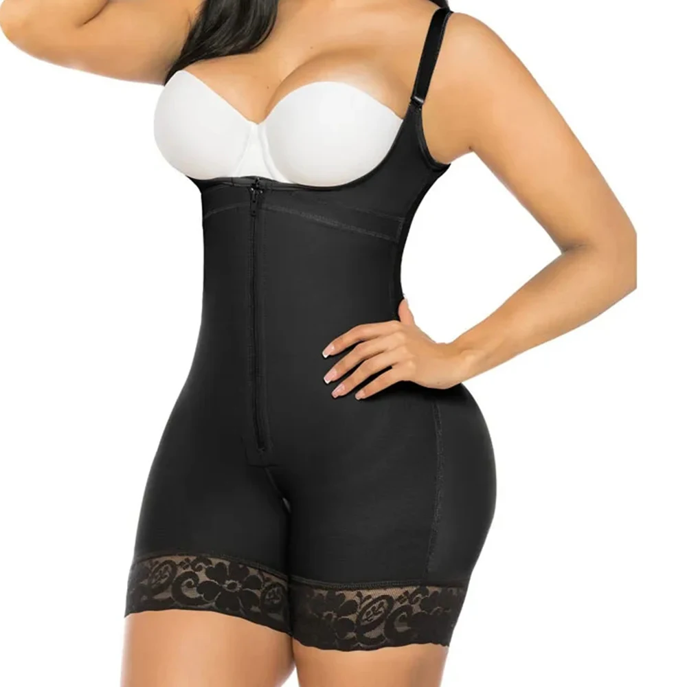Fajas Colombianas Shapewear Per Le Donne Firm Tummy Compression Postpartum Tummy Control Body Shaper Butt Lifter Body