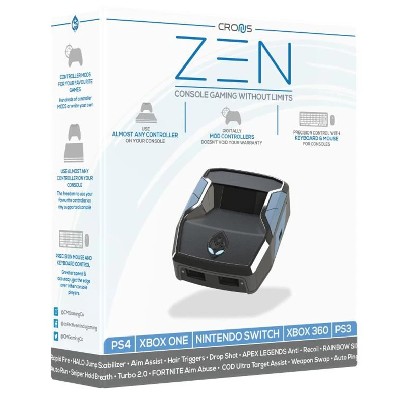 Cronusmax2 Cronuszen Per Ps4 Xbox1 Ns Switch Convertitore Cablato/Wireless Controller Cronus Zen Tutto Il Blocco