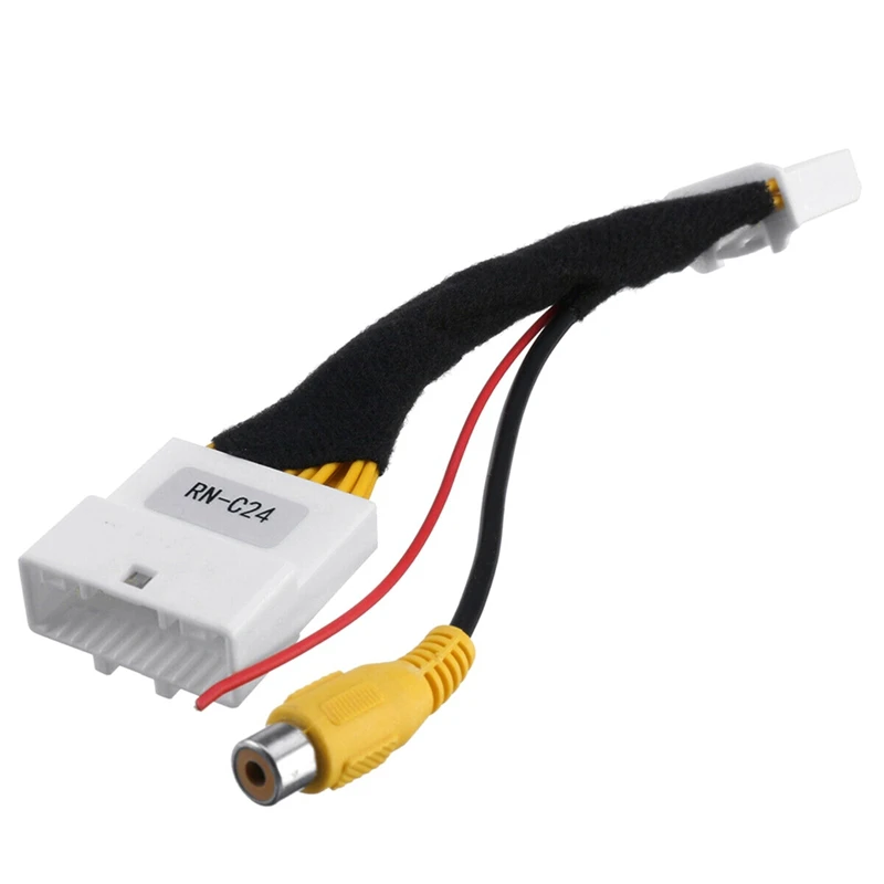 5X Car 24Pin Video Input Switch Reverse Parking Camera Rca Cavo Adattatore Per Renault Stepway Vivaro Dacia Sandero Clio 4