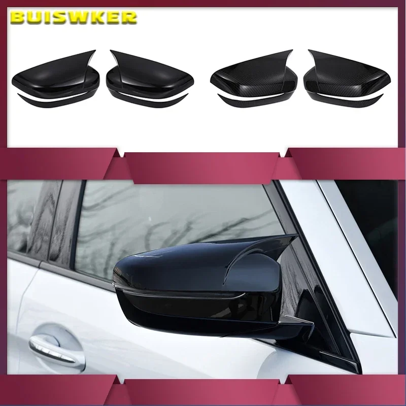 1 Paio Per Bmw Serie 3 Serie 5 G20 G30 17-21 Vista Posteriore Copertura Specchietto Retrovisore Rivestimento Abs Copertura Specchietto Retrovisore Aut
