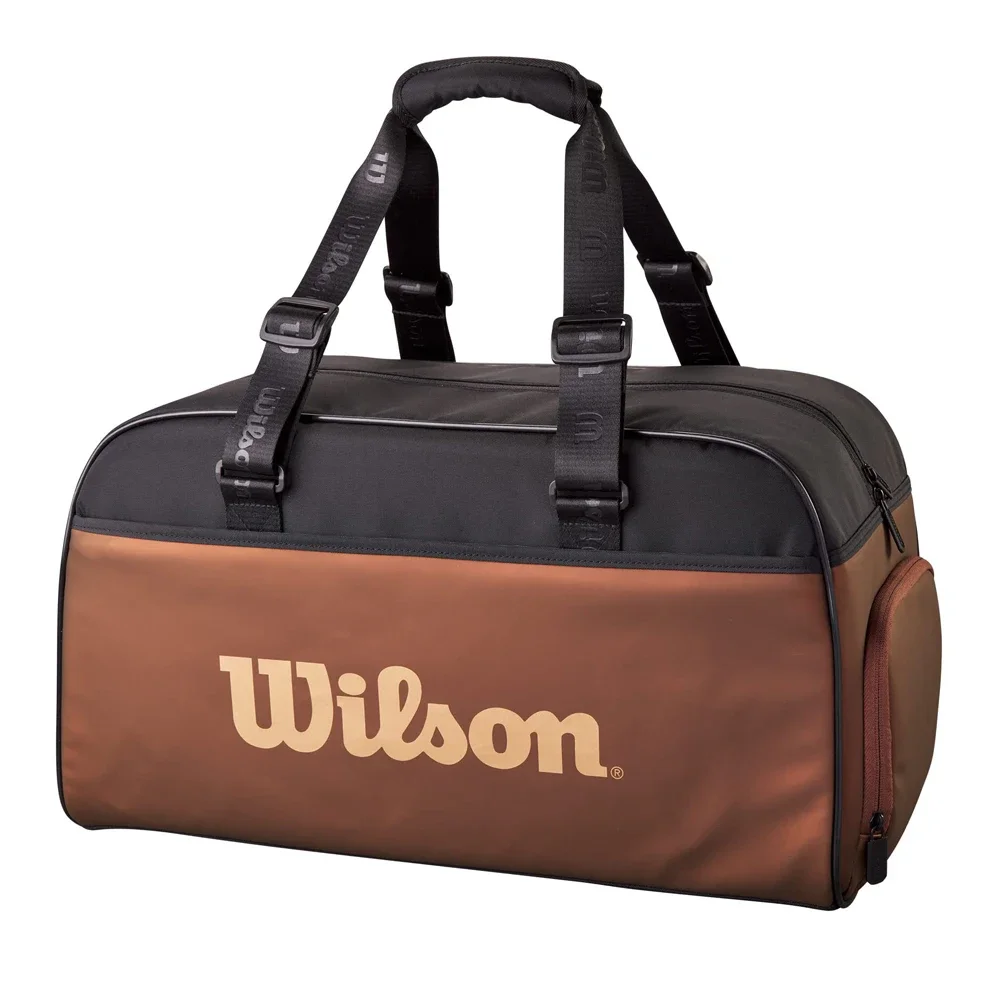 Wilson 2023 Super Tour Pro Staff V14 Brown Tennis Racchetta Dufflel Bag Sport Match Team Tennis Bag Muslimfor 3Pcs Racchetta Wr8025801001