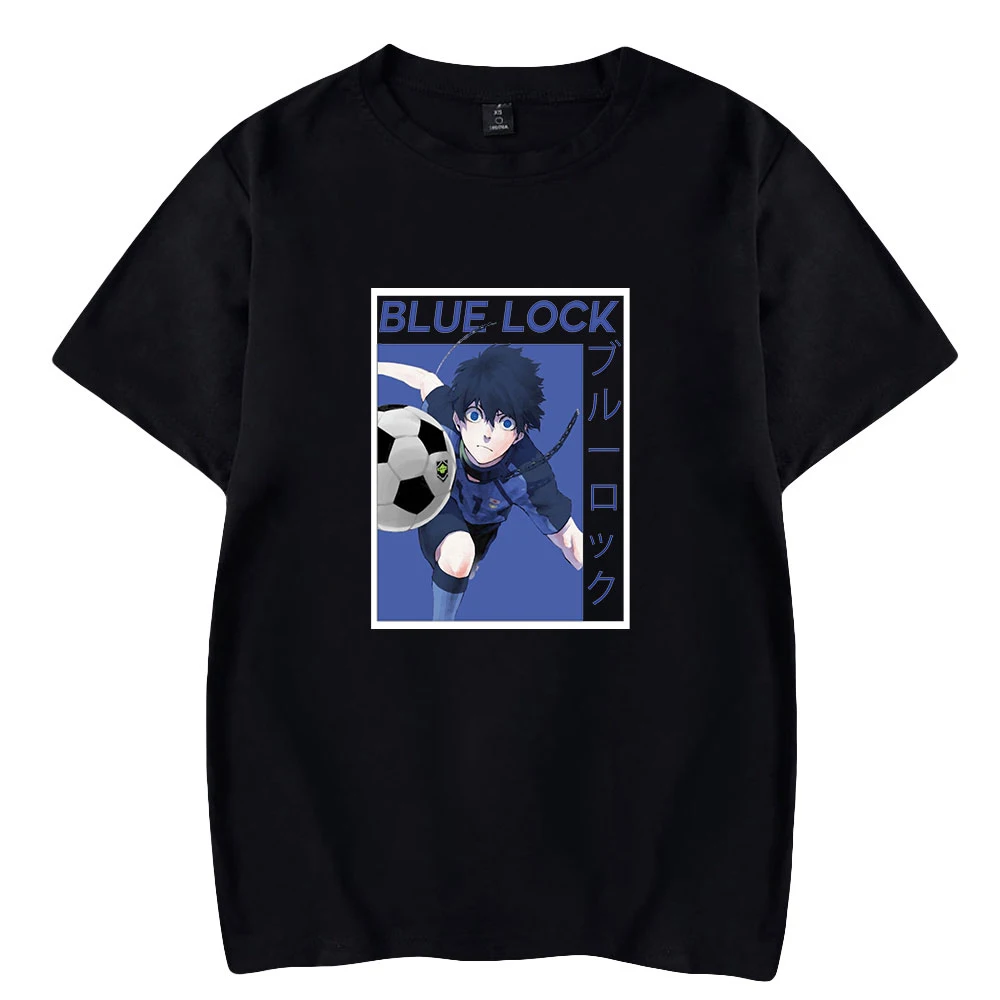 Blue Lock Anime Tshirt Unisex O-Neck Summer Short Sleeve Men Women Tshirt Harajuku Streetwear Japanese Comic Fashion Clothes