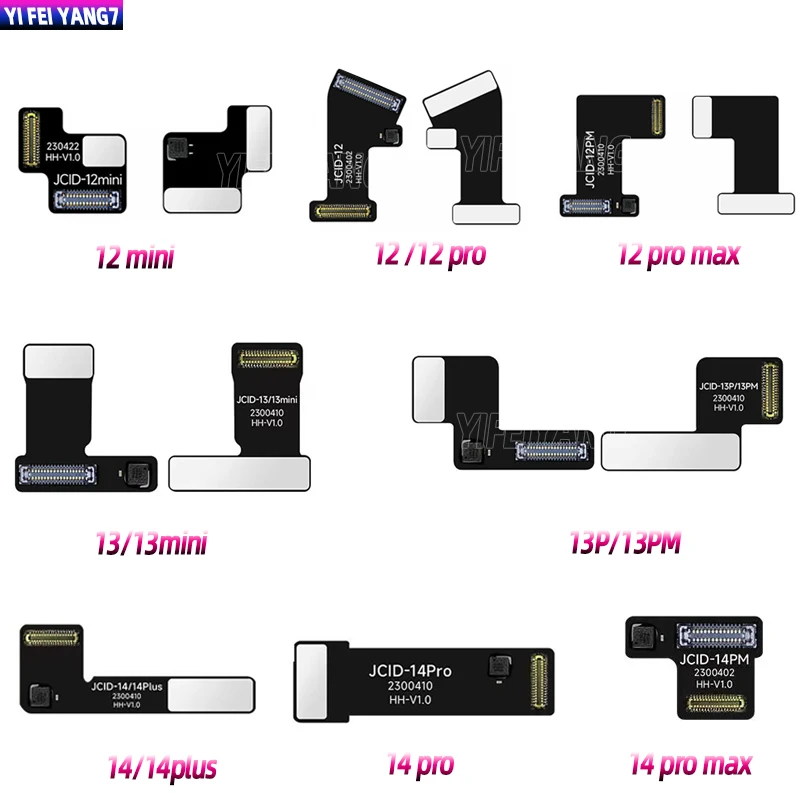 Jc Tag On Rear Camera Repair Fpc Flex Cable Per Iphone 12-14Pm Pop-Up Window Riparazione Problemi Cavo Fpc Non Rimozione Saldatura Gratuita