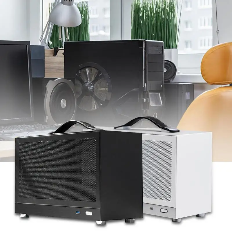 Mini Itx Computer Case Mini Itxpc Case Mini Tower Computer Case Porta Usb Usb Open Studio Chassis Portatile Mini Itx