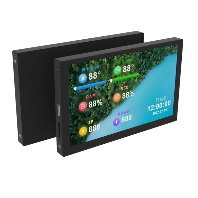 Migliori Offerte Monitor Da 5 Pollici Per Mini Itx Custodia Ips Type-C Schermo Secondario Cpu Gpu Ram Hdd Display Usb Liberamente Aida64