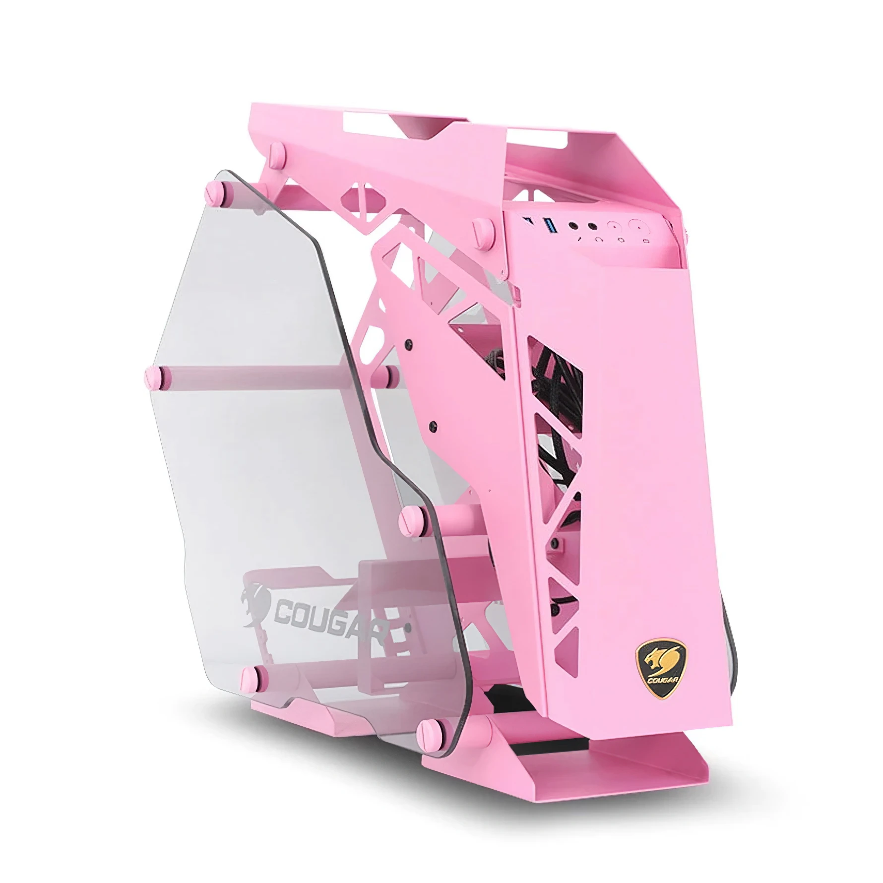 Cougar Conquista Mini Itx Chassis Pc Case Pink