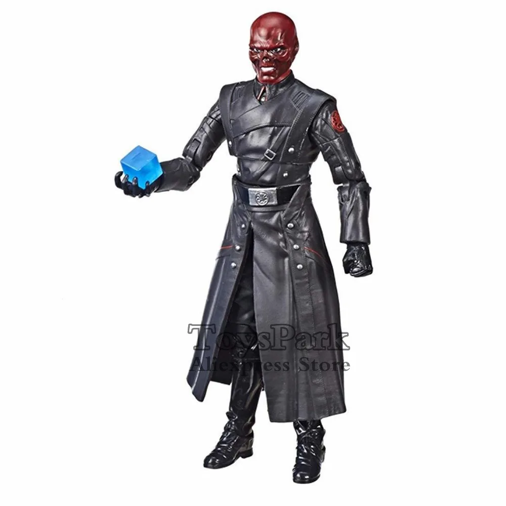 Marvel Legends Sdcc 2018 10Th Annivversa 6 "Red Skull Action Figure Electronic Tesseract Cosmic Cube Set Studio Toys