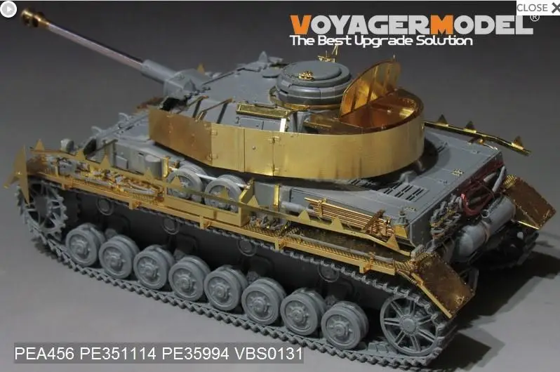 Voyager Pea456 Wwii German Panzer.Iv Ausf.H-J Late Version Schurzen（Gp）