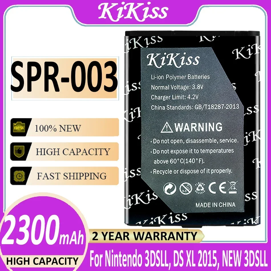 Batteria Kikiss Spr-003 Spr003 2300Mah Per Nintendo Spr-001 Spr-A-Bpaa-Co 3Dsll Ds Xl 2015 Nuove Batterie 3Dsll