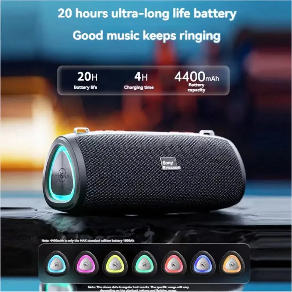 Sony Ericsson S36Max Altoparlante Bluetooth Portatile Wireless Esterno Rgb Doppio Altoparlante Altoparlante Di Alta Qualità Del Suono Home Car Subwoof