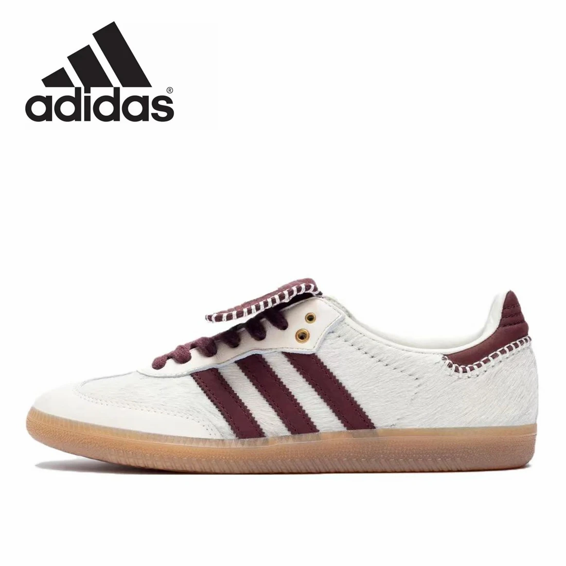 Adidas Samba Pony Tonal Galles Bonner Cream White Scarpe Da Allenamento Tedesche Retro Versatili Scarpe Sportive E Casual Da Tavola Sneakers