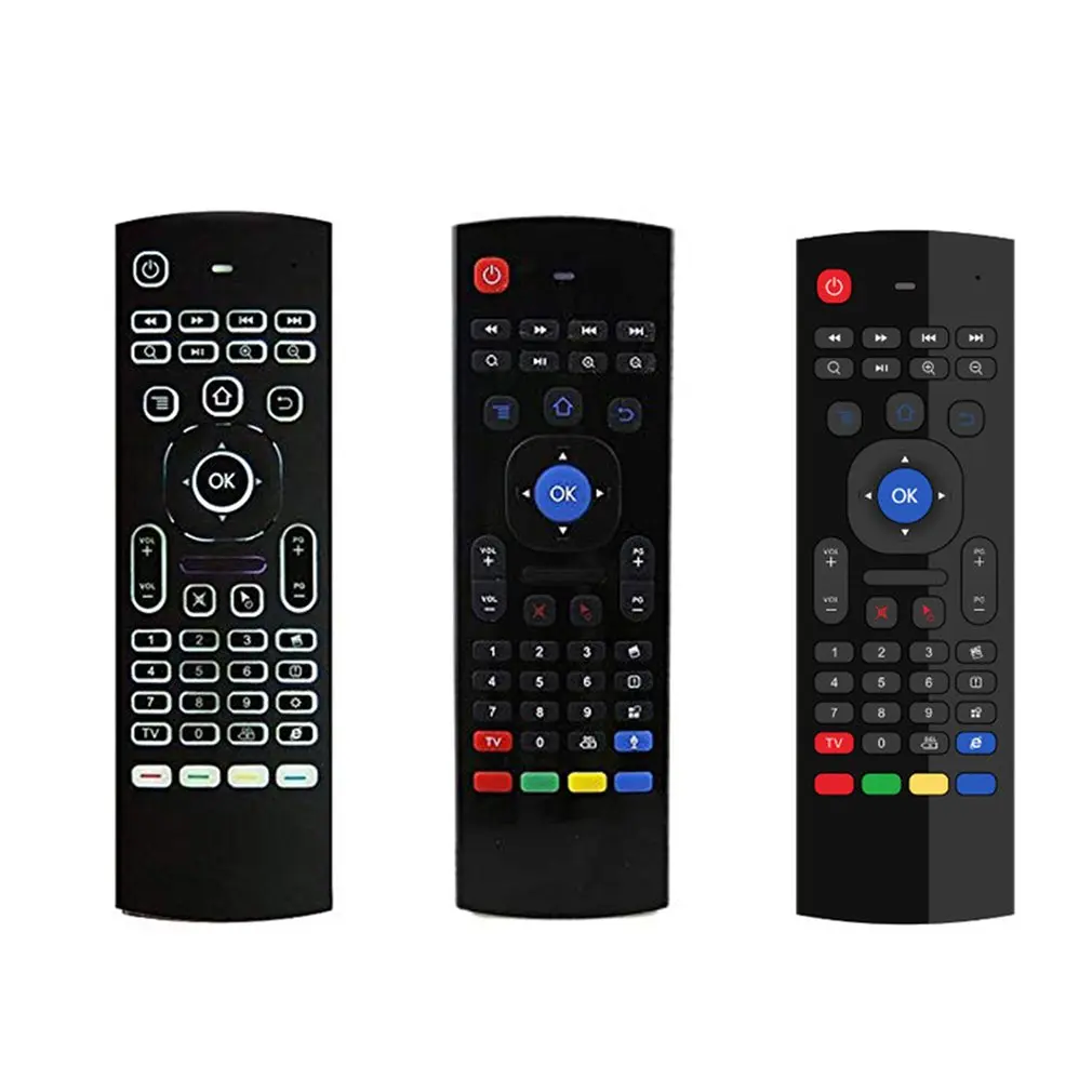 Mx3 Air Mouse Voice-Backlit Android Smart Wireless Air Mouse Telecomando T3 Mouse E Tastiera Tv Box Tastiera Wireless