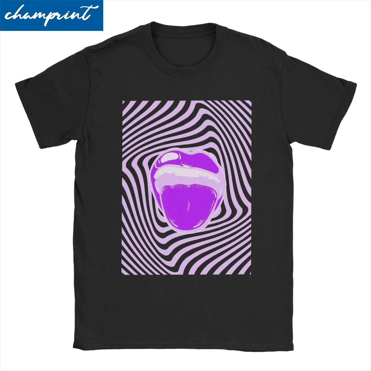 Abica Bocca Aphex Twin Streetwear Anni '90 Uomo T-Shirt Da Donna Aphex Twin Hipster Tees T-Shirt Manica Corta 100% Cotone Abbigliamento