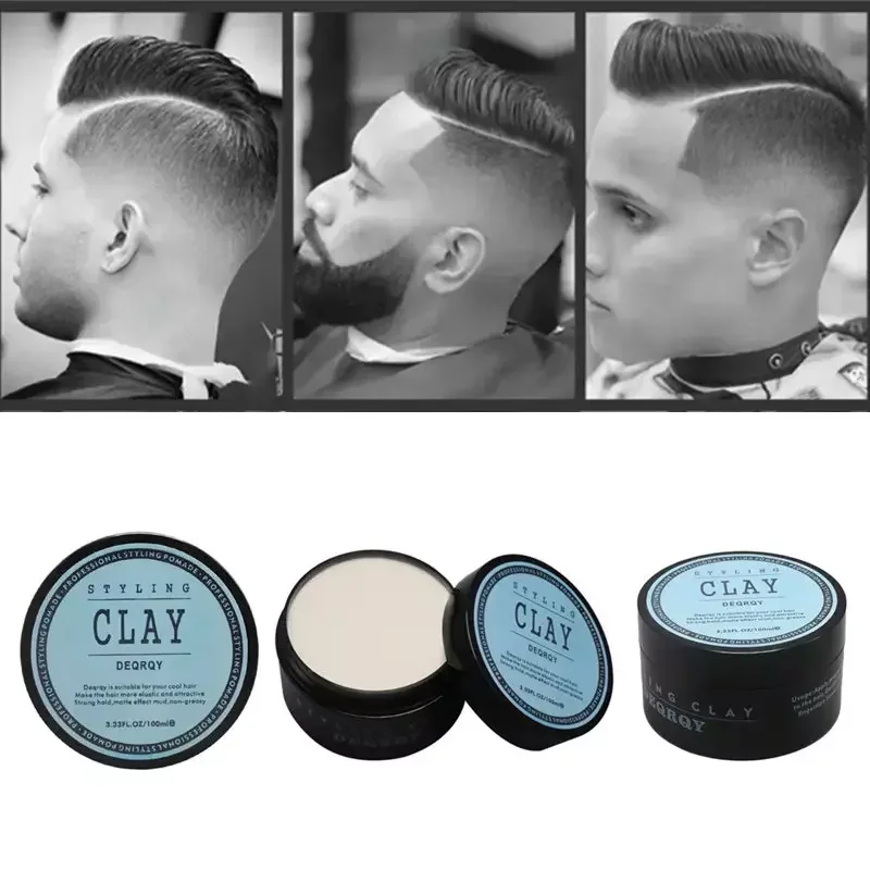 Moda Finitura Opaca Hair Styling Clay Uso Quotidiano Mens Hair Clay High Strong Hold Low Shine Hair Styling Wax Gel Para Cabello