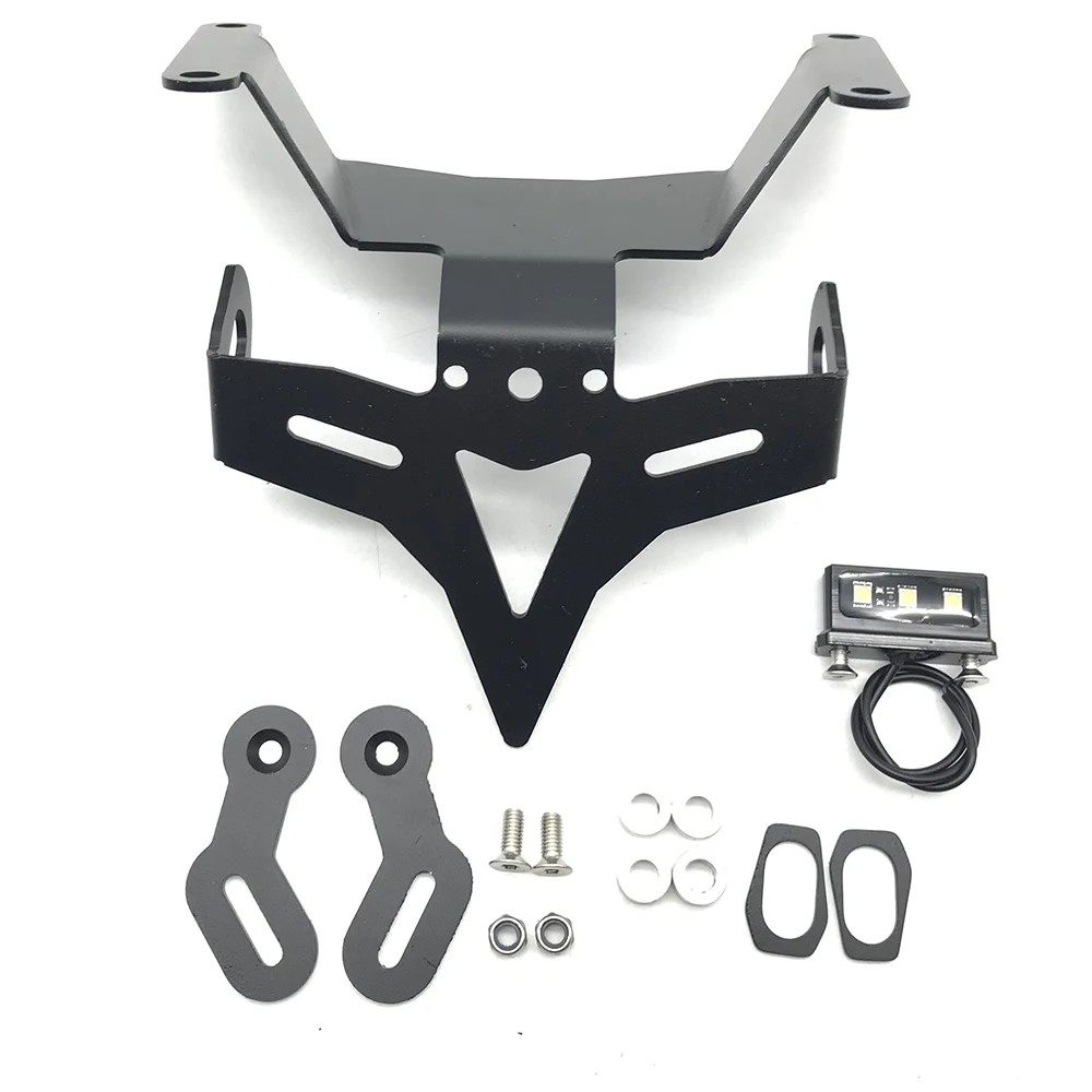 For Honda Cbr650R Cb650R 650R 2019 2020 Motorcycle Rear License Number Plate Frame Holder Bracket Accessories With Ledlamp