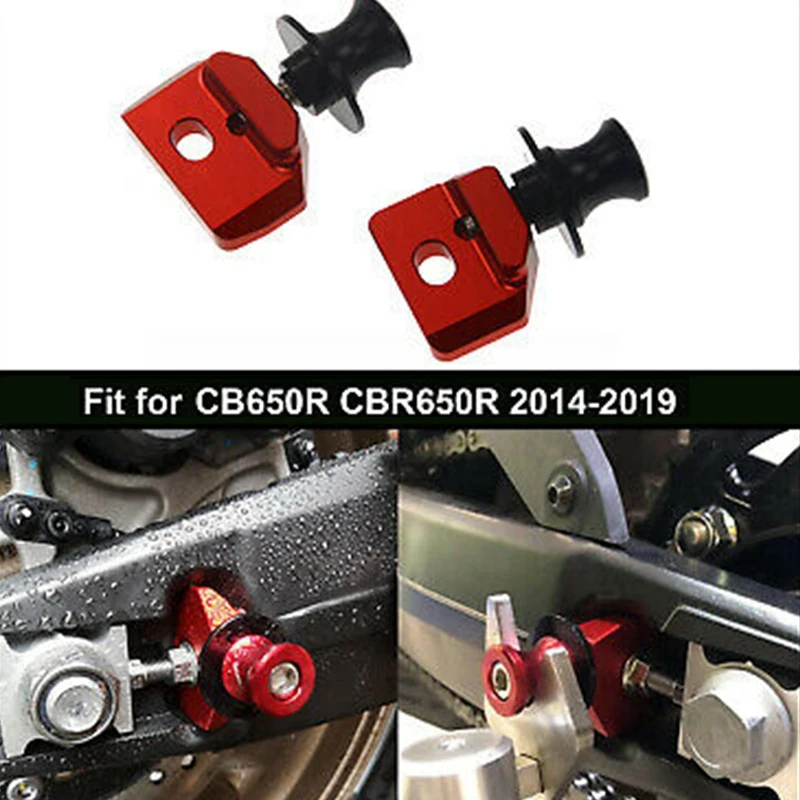Regolatore Catena Moto Bilanciere Posteriore Spool Slider Forcella Posteriore Spool Slider Per Honda Cb650R Cbr650R 2014-2020
