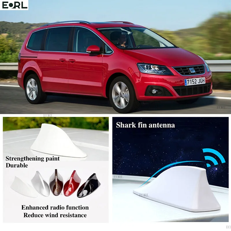 Per Seat Alhambra 7N Car Shark Fin Antenna Segnale Fm Super Antenne Amplificatore Amplificatore Di Segnale Impermeabile Car Fm/Am Radio Antenne