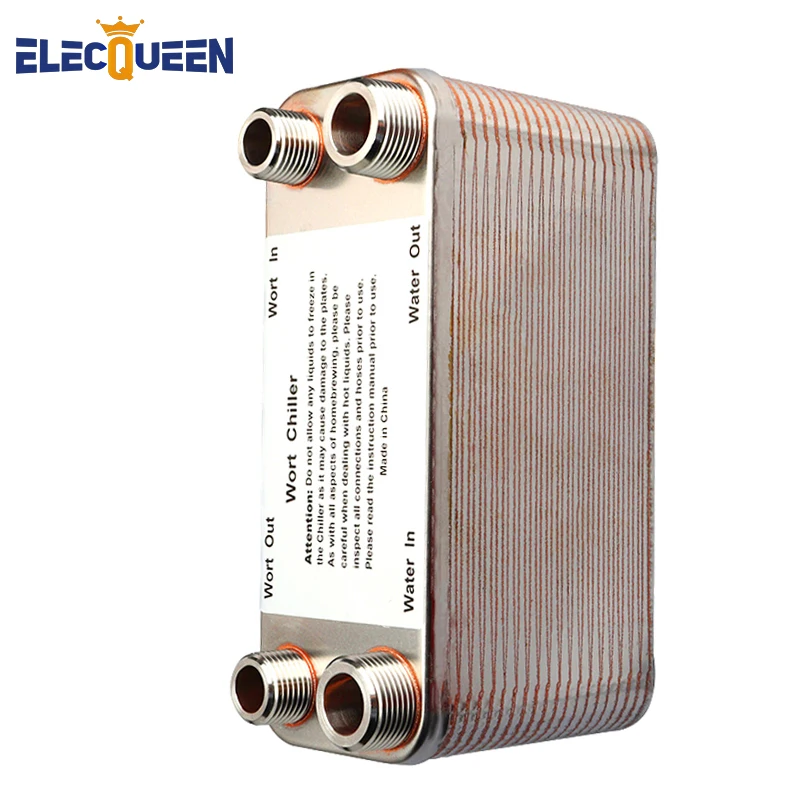 20/30/40 Piastre Scambiatore Di Calore Wort Chiller, Refrigeratore Controcorrente In Acciaio Inossidabile Homebrew Beer Cooler Tubo Da Giardino Raffre