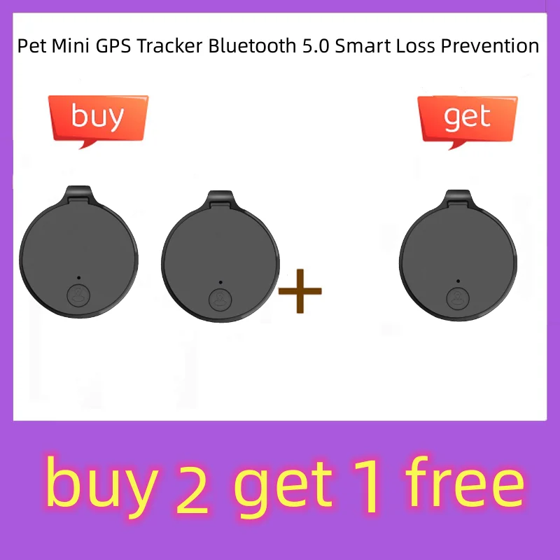 Pet Mini Gps Tracker Bluetooth 5.0 Smart Loss Prevention Ios/Android Pet Kids Wallet Tracker Smart Finder Locator