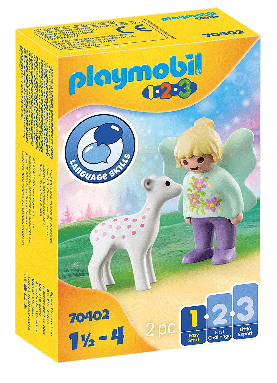 Playmobil 123 Piccola Fata Con Cerbiatto, 70402, Originale, Giocattoli, Bambini, Ragazze, Regali, Collezionisti, Figure, Bambole, Negozio, Con Scatola