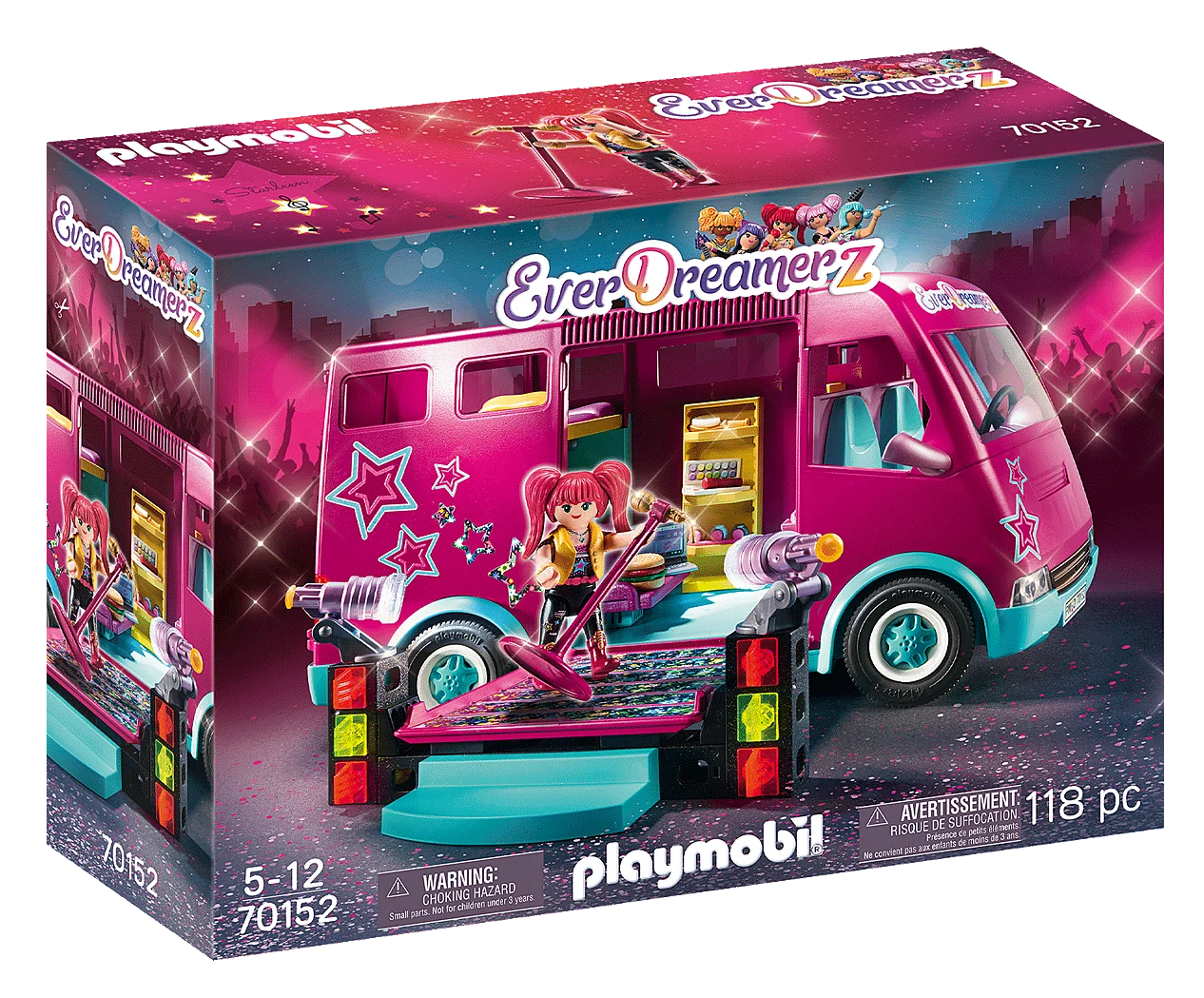 Playmobil ® 70152 Everdreamerz Bus, Originale, Clic, Regalo, Bambino, Ragazza, Giocattolo