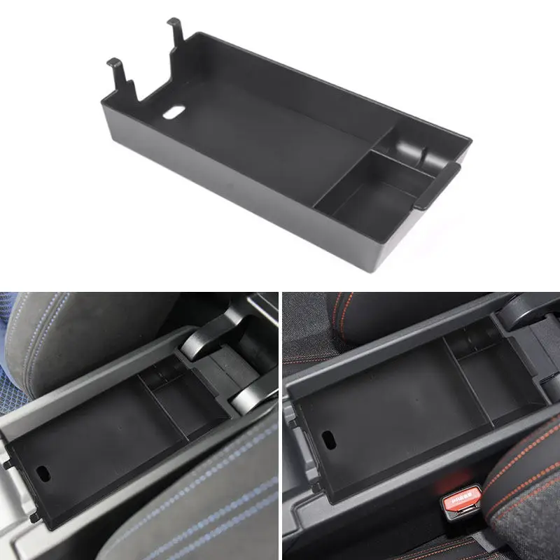 Abs Nero Car Styling Center Control Bracciolo Card Phone Coin Holder Storage Box Cover Per Bmw Serie 1 2 F40 F44 2020 - 2024 Lhd