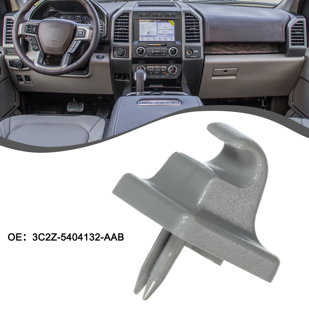 Per Ford E150 E250 E350 2008-2014 Econoline Van Grey Sun Visor Clip Fermo Grigio Parasole Clip Fermo Accessorio