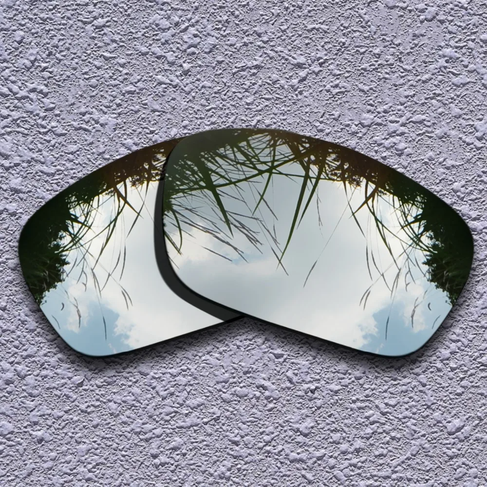 Lenti Di Ricambio Polarizzate In Titanio Argento Per Occhiali Da Sole Oakley Tinfoil