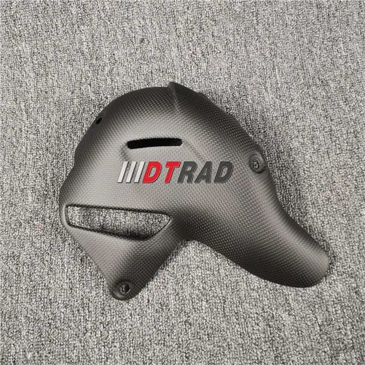100% Vera Fibra Di Carbonio Per Ducati Panigale V4 /V4S Coperchio Di Scarico (Per Silenziatori Akrapovic)