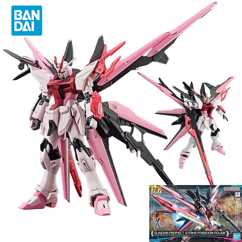 Spot Direct Delivery Bandai Original Anime Gundam Model Hg Gundam Perfect Strike Freedom Action Figure Assembly Toys For Kids