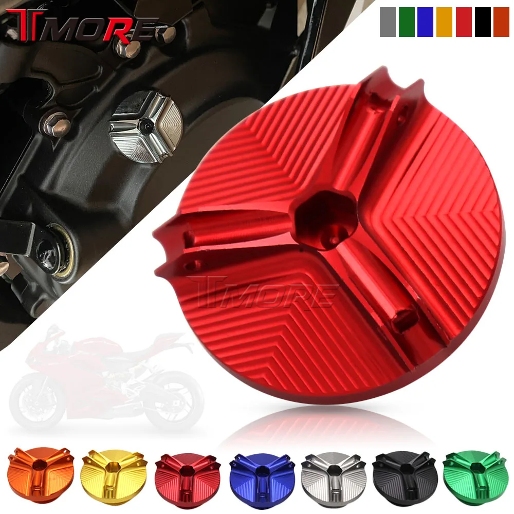 Oil Filler Cup For Ducati 899 Panigale 2014+ Motorcycle Accessories Aluminum Engine Oil Drain Plug Sump Nut Cup Cover