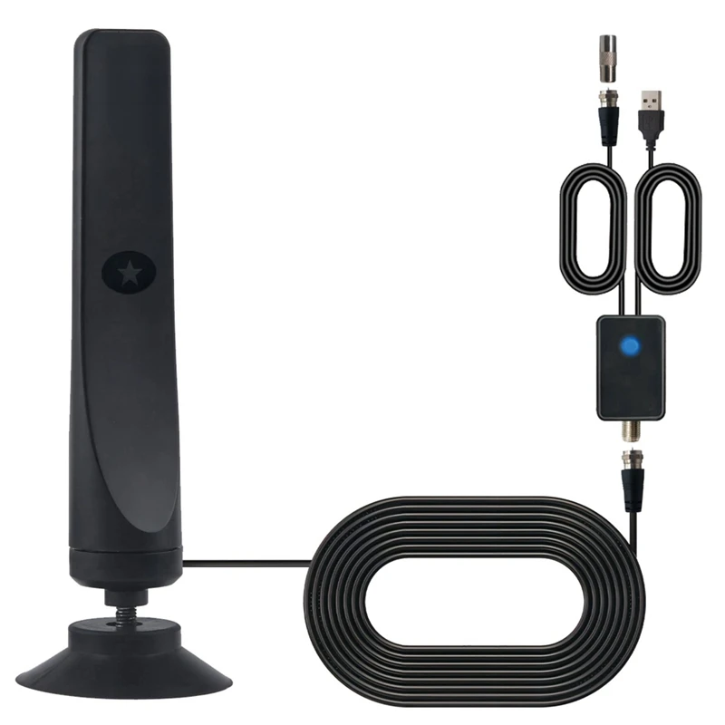 Antenna Tv Antenna Tv Digitale Interna Per Smart Tv 1080P All Television Indoor Ad Alta Definizione Terrestre Wave Digitaltv Durevole