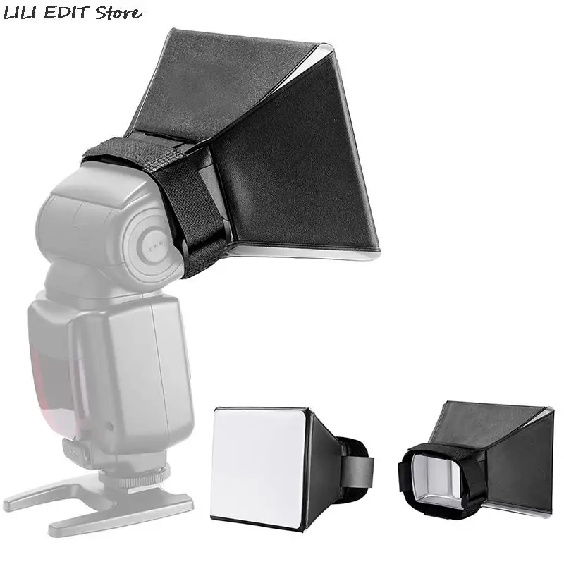 Universal Photo Difusor Flash Light Diffusore Softbox Soft Box Boxe Per Canon Nikon Sony Sigma Pentax Vivitar Camera