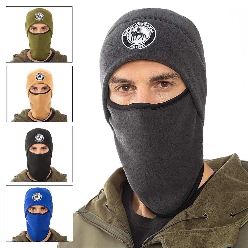 Ciclismo Polar Fleece Soft Face Mask Cappello Antivento Sciarpa Copricapo Scaldacollo