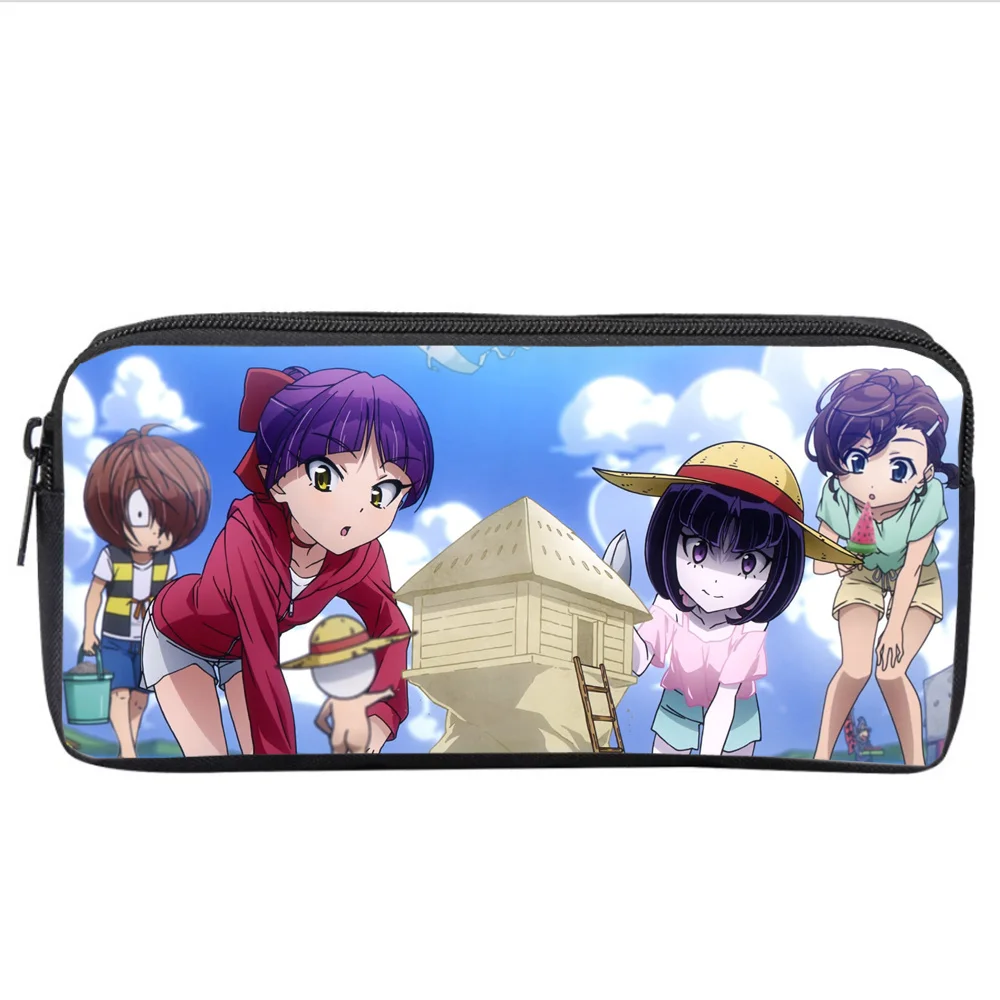 Anime Gegege No Kitaro Student Pencil Case Kids Cartoon Pencil Bag Teenager Zipper Handbag Women Girls Makeup Bag