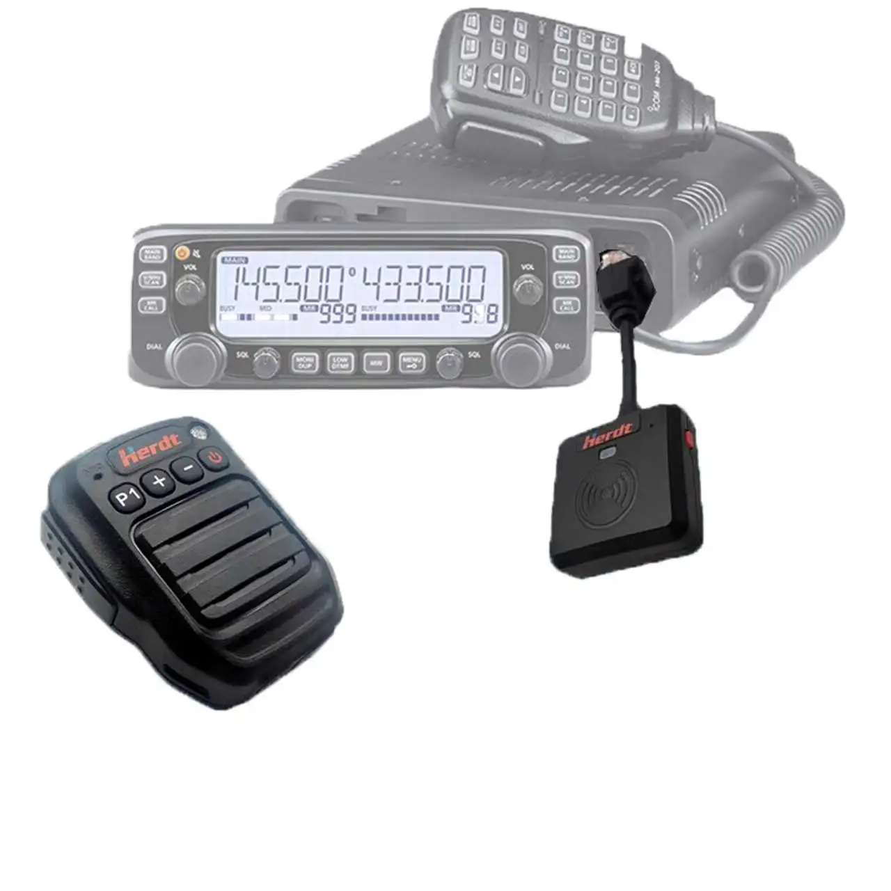 Per Yaesu Ft-857D Microfono Bluetooth Ip68 Valutazione Impermeabile